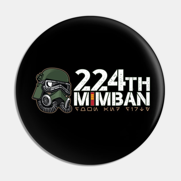 224th Mimban Pin by Mudtrooper.co.uk