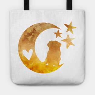 Maltese Art With Moon And Stars Tote