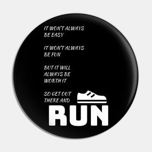 Best Funny Gift Idea for Running Lovers Pin