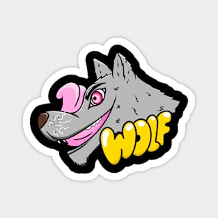 Wolf Crazy Magnet