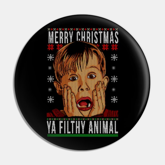 MERRY CHRISTMAS YA FILTHY ANIMAL Pin by peabo_mr