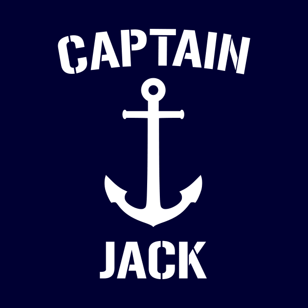 Nautical Captain Jack Personalized Boat Anchor by Rewstudio