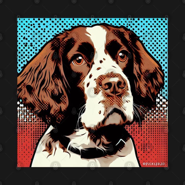 Springer Spaniel Pop Art by Sketchy