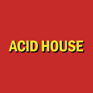 ACID HOUSE YELLOW BLACK T-Shirt