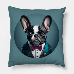 Fancy Frenchie Pillow