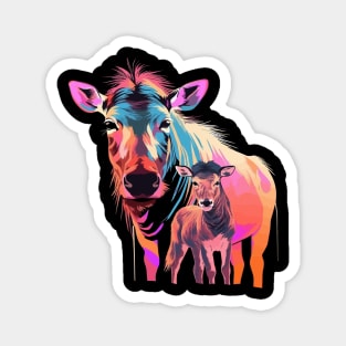 Wildebeest Mothers Day Magnet