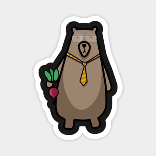 Dwight Schrute Bear Sticker Magnet