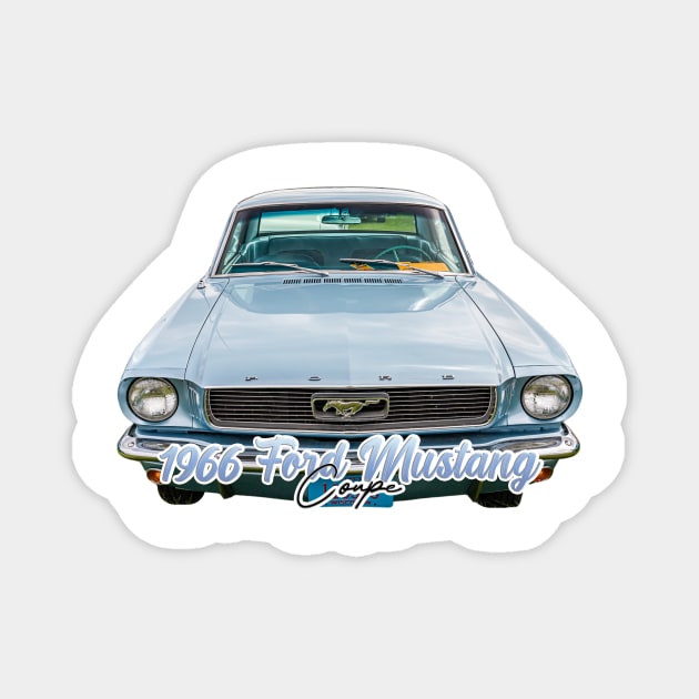 1966 Ford Mustang Coupe Magnet by Gestalt Imagery