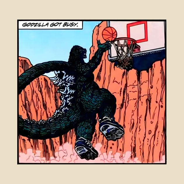 GODZILLA BALLING by Dystopianpalace