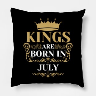 kings are born in july Pillow