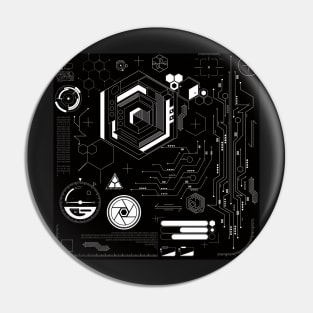 Technoglyphs Pin