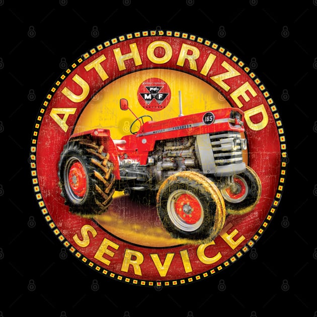 Massey Ferguson Service sign by Midcenturydave