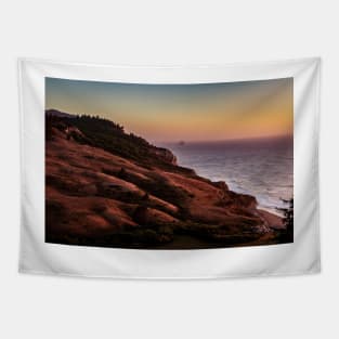 Centerville Beach at sunset Tapestry