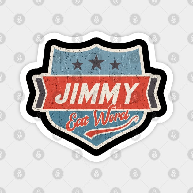 jimmy eat World vintage art Magnet by KOKOS PAPA