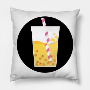 Happy Boba Pillow