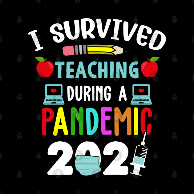 virtual learning I survived teaching during a pandemic 2021 teacher appreciation gift by Moe99