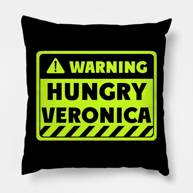 hungry Veronica Pillow by EriEri