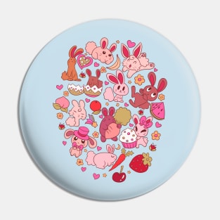 Adorable Bunnies Pin