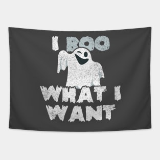 I Boo What I Want Funny Halloween Design Tapestry