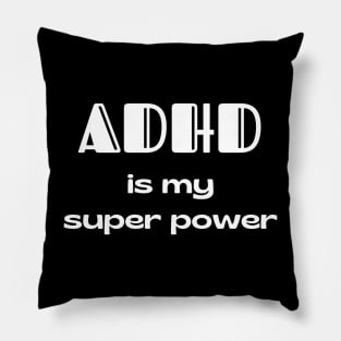 Adhd Funny Quotes Pillow