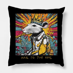 Rat King street art Pillow