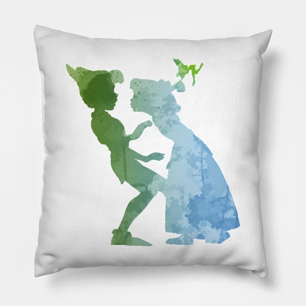 Kiss Inspired Silhouette Pillow by InspiredShadows