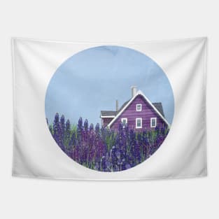 The Purple House Tapestry