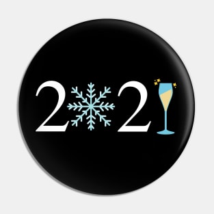 2021 New Years Celebration Party Pin