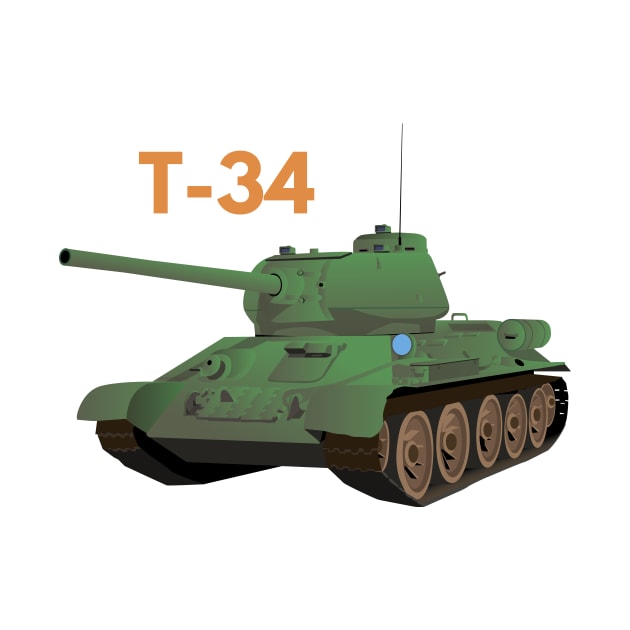 Soviet T-34 Tank by NorseTech