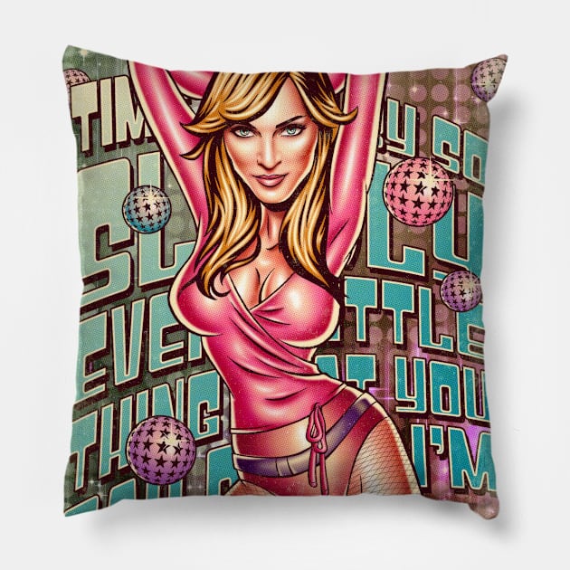 Retro Diva Pillow by renatodsc