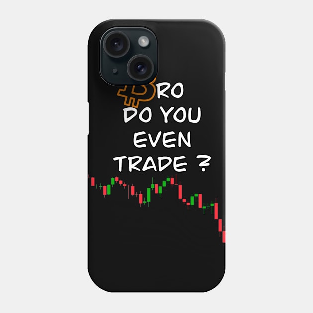 Bitcoin trader Phone Case by Tikitattoo