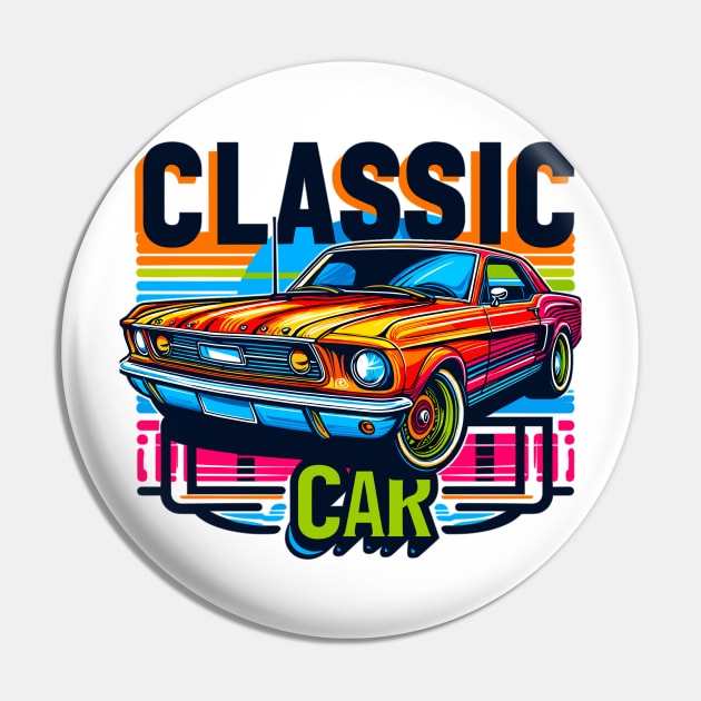 Classic Car Pin by Vehicles-Art