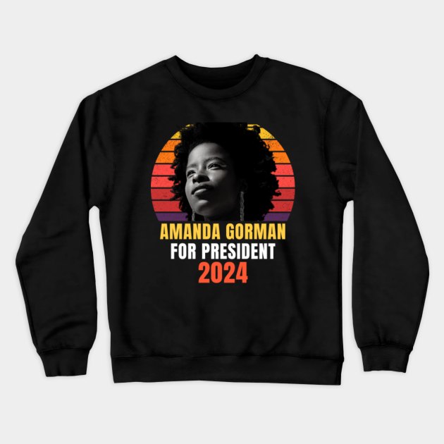 Amanda Gorman The New Dawn Blooms Crewneck Pullover Sweatshirt Unisex