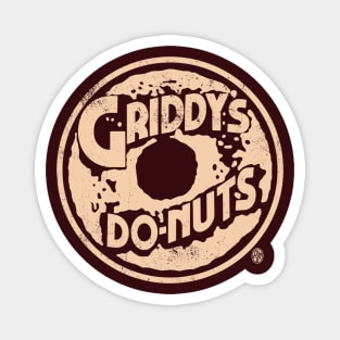 Vintage Griddy's Doughnuts Magnet