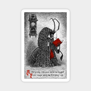 The Krampus' List Magnet