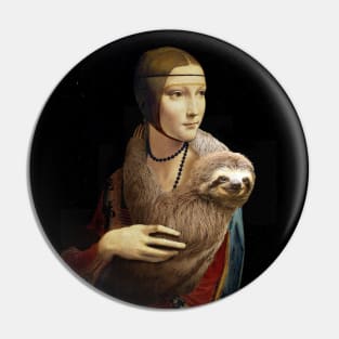 Lady with a Sloth Pin