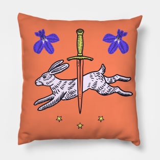 Hare & dagge Pillow