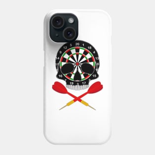 Skull with Darts Phone Case