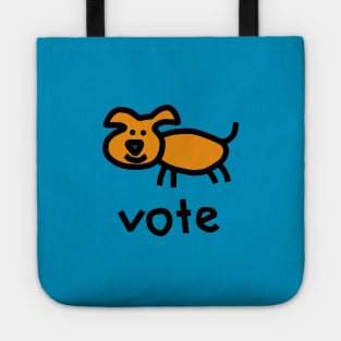 Vote Political Dog Tote
