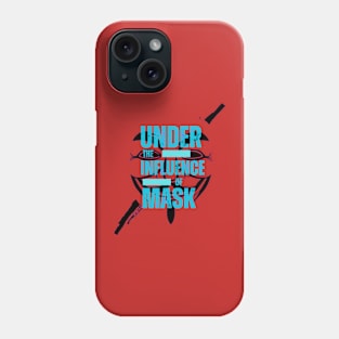 Under the mask typography Phone Case