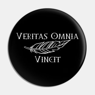 Latin Proverb - Veritas Omnia Vincit Pin