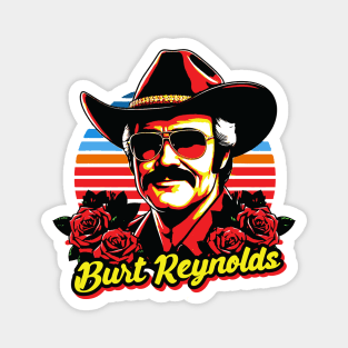 Burt Reynolds Vintage Design Magnet