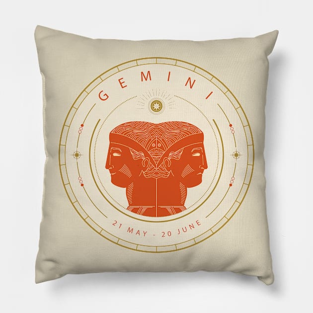 Gemini Pillow by Javio