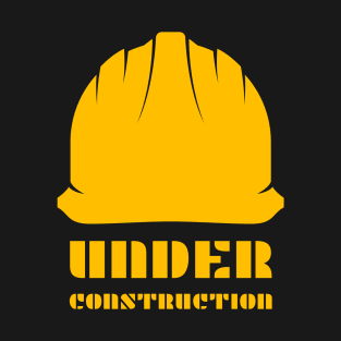 Under Construction Mask (Yellow) T-Shirt