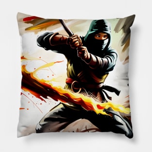 Ninjutsu of Art Pillow