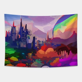 Fantasy city Tapestry