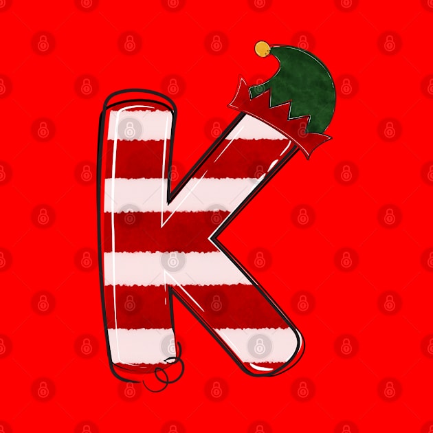 Letter K (Christmas Alphabet) by Pop Cult Store