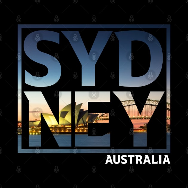 Sydney Australia Typography by Tee Tow Argh 