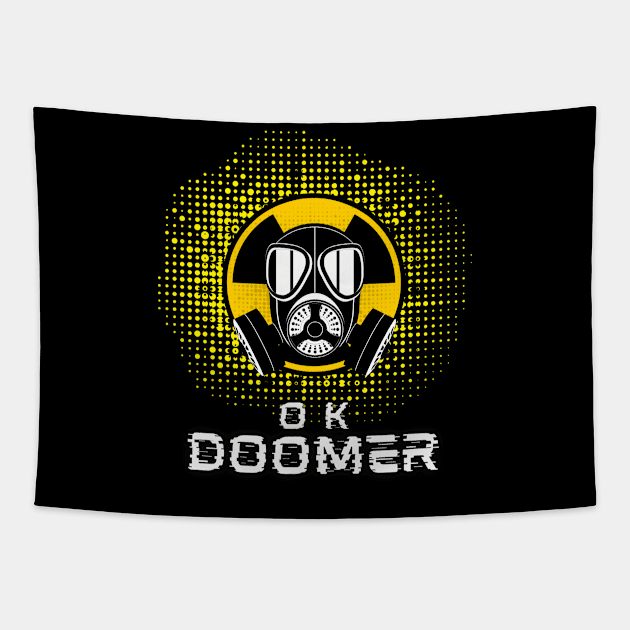 ok doomer Tapestry by perth shirts