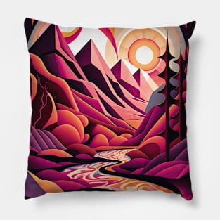 Landscape - Surreal Pillow